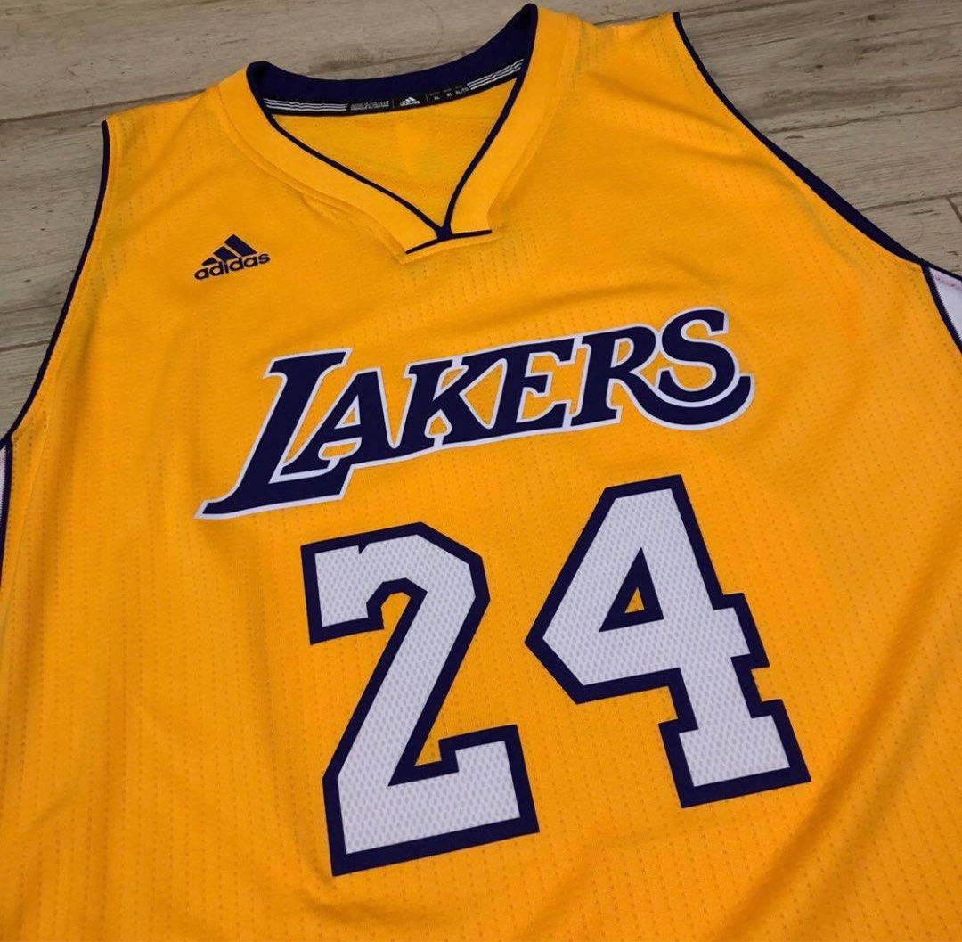 Adidas NBA Los Angeles Lakers Kobe Bryant #24 Black Mamba Jersey