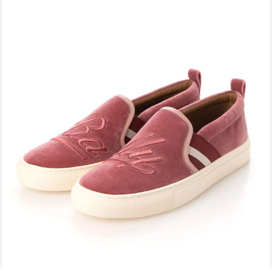 New Bally Henrika Dusty Pink Slip on Sneaker Carousell