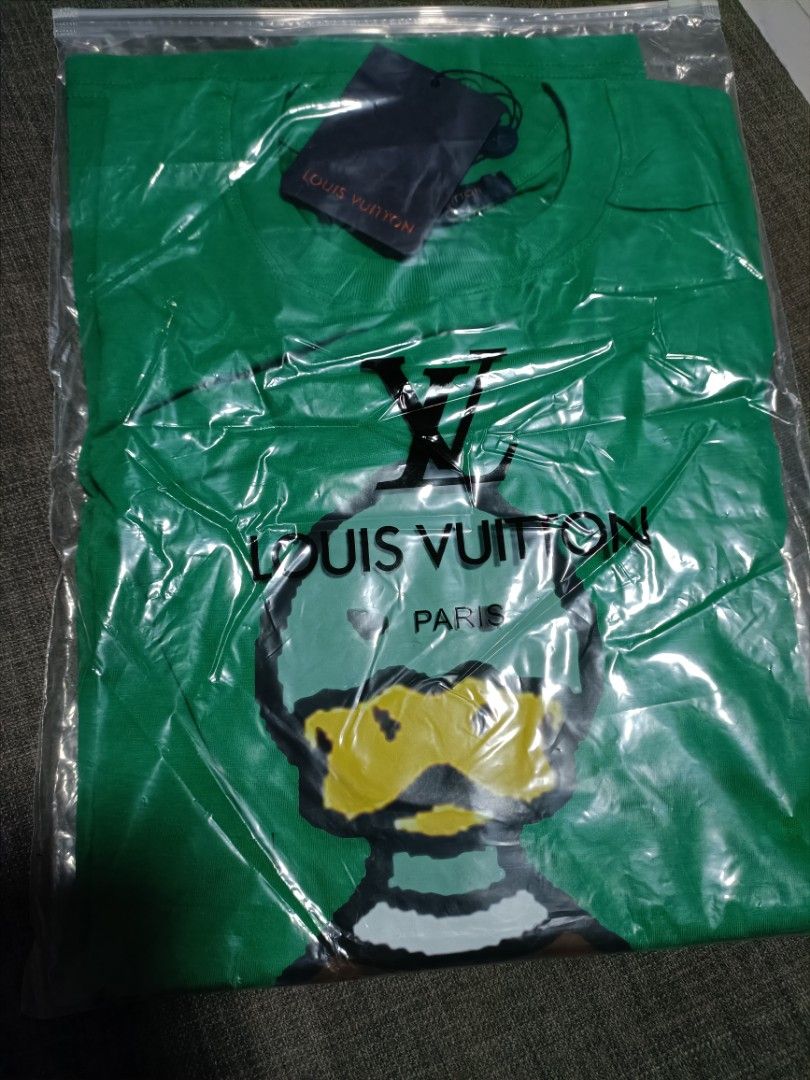 PRE ORDER LV Louis Vuitton green tee shirt tshirt top duck