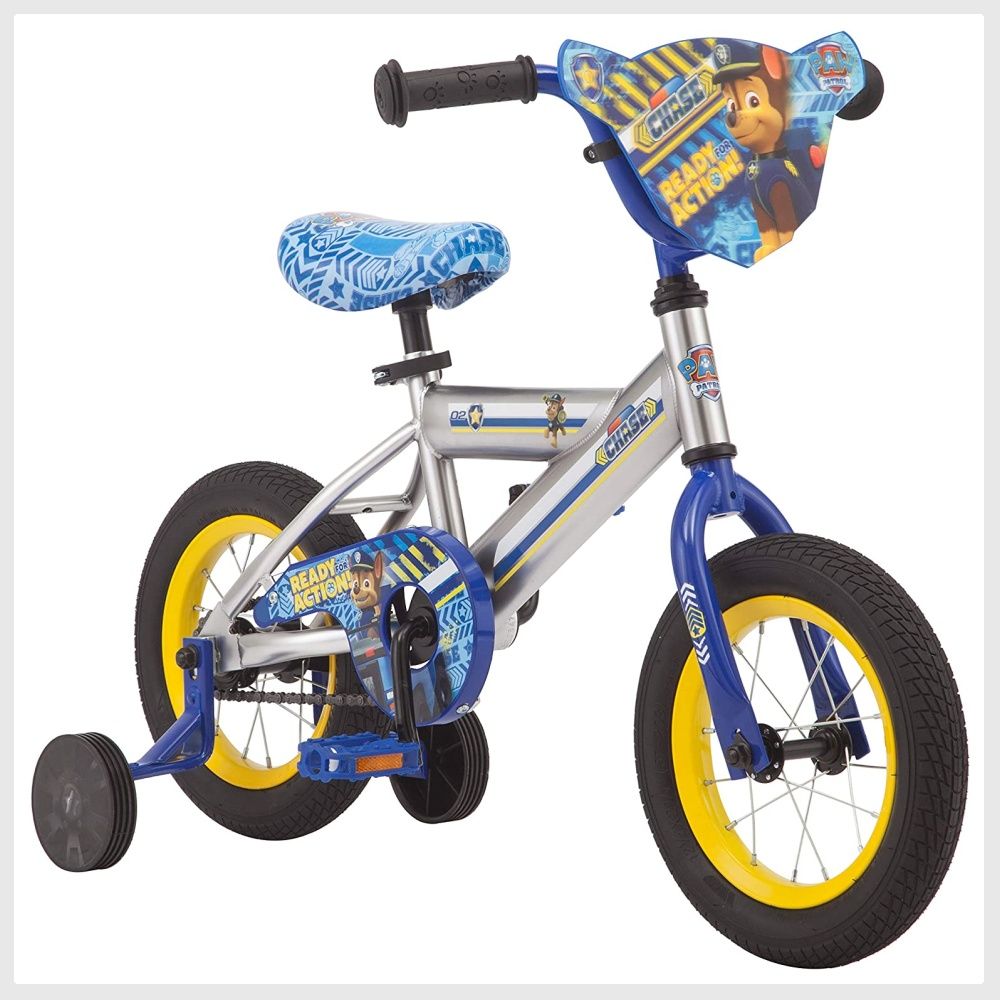 Paw patrol training wheel sale bike