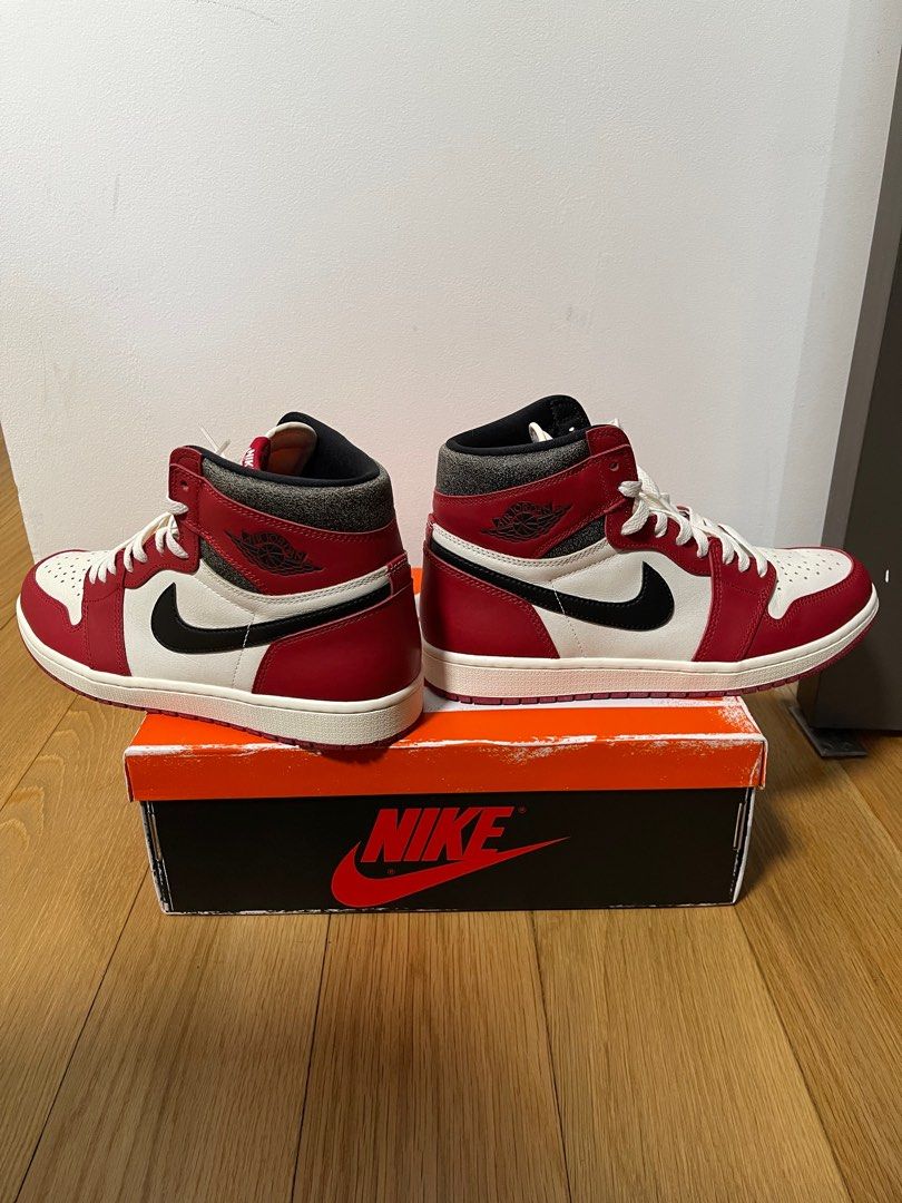 Nike Air Jordan 1 Lost and Found US10, Men's Fashion, Footwear ...