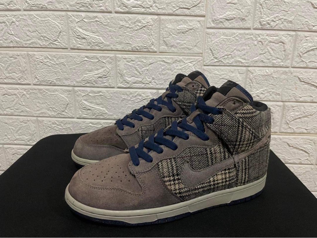 nike dunk high premium tweed