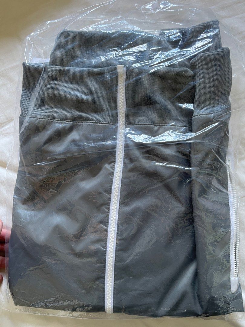 Nike Sportswear Windrunner Grey White Men s Fashion Tops Sets