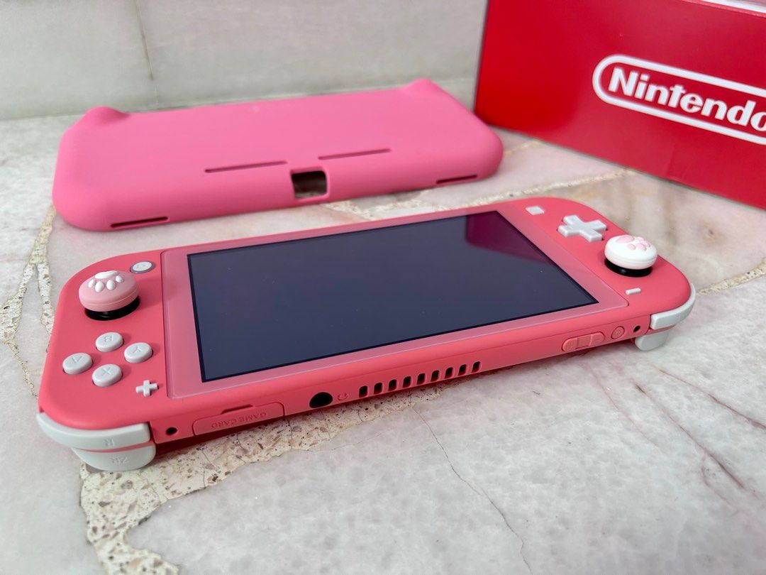Nintendo Switch Lite Coral, Video Gaming, Video Game Consoles, Nintendo ...