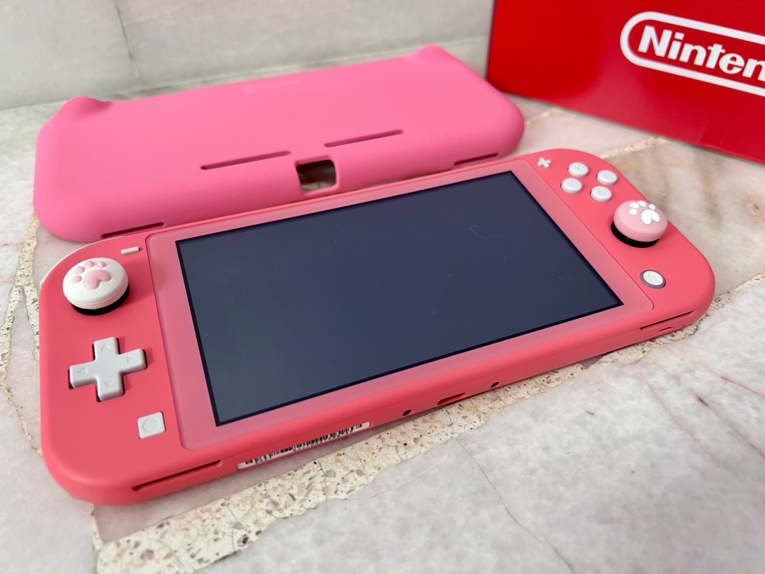 Nintendo Switch Lite Coral, Video Gaming, Video Game Consoles, Nintendo ...