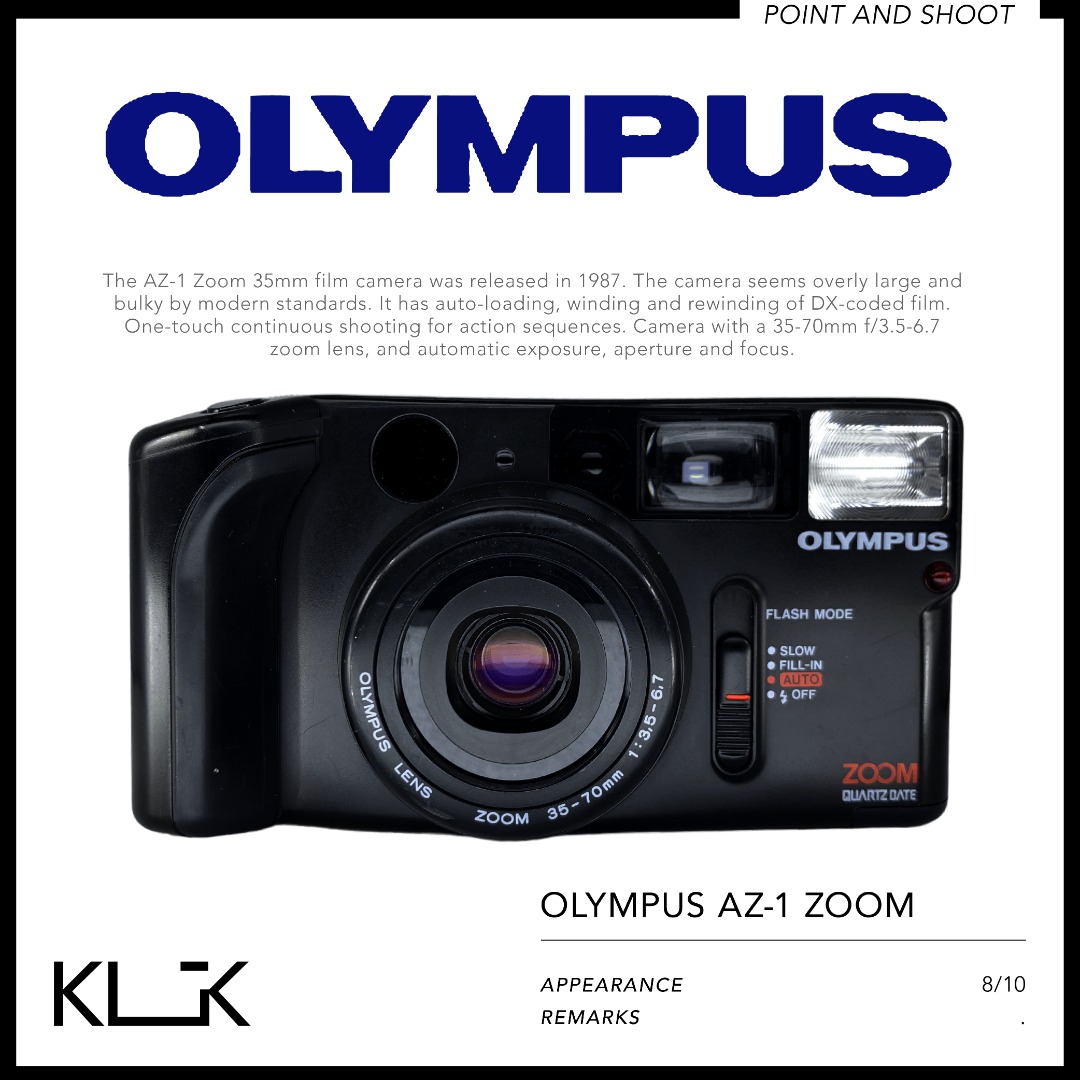 Olympus AZ1 Zoom, Photography, Cameras on Carousell