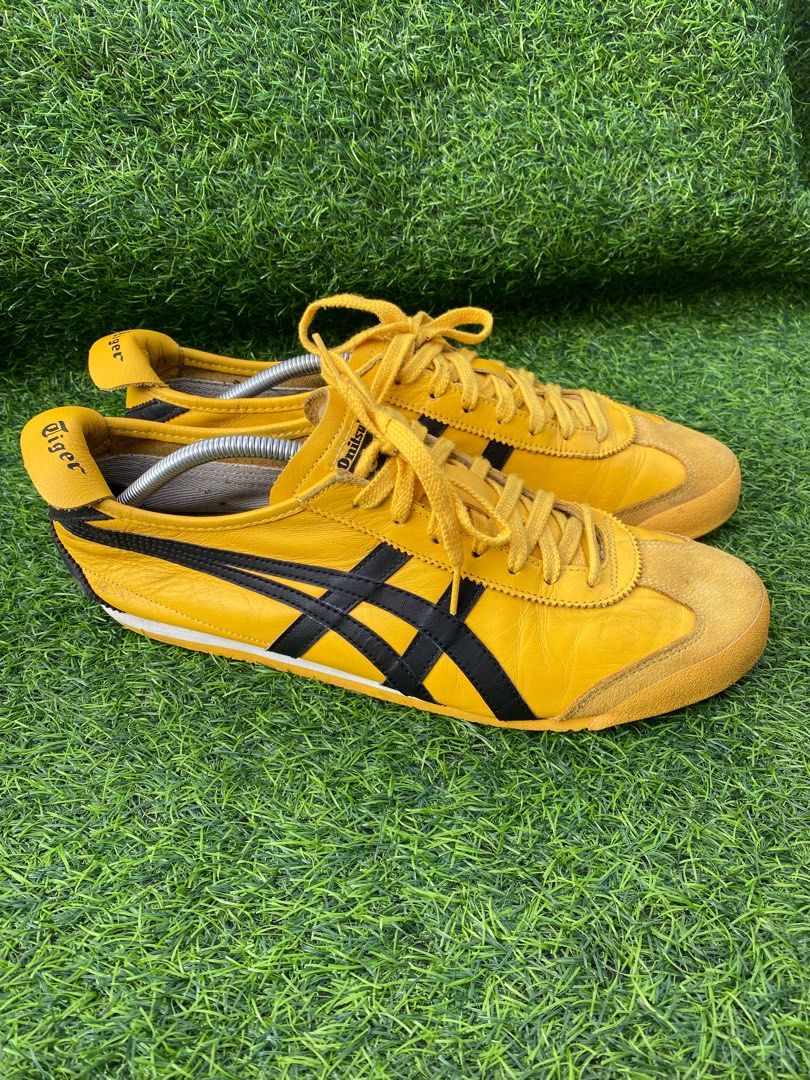 yellow onitsuka tiger bruce lee