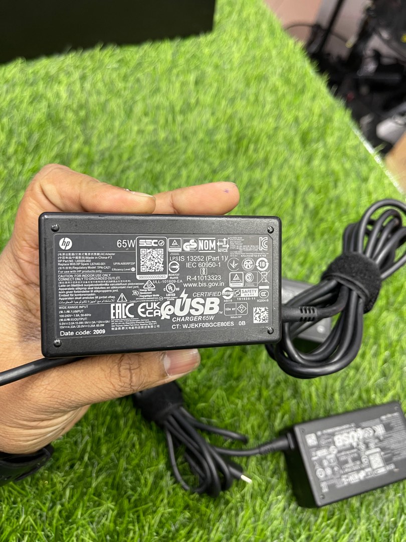 Original HP 65w USB C (Type C) Chargers for Laptops, Computers & Tech ...