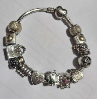 Pandora all in charms and bracelet