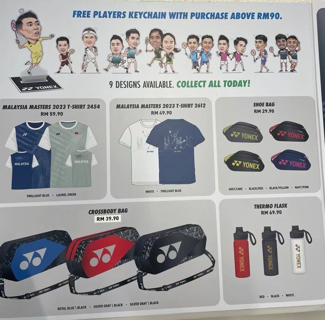 Perodua Malaysia Masters 2023 t shirt, Sports Equipment, Other Sports