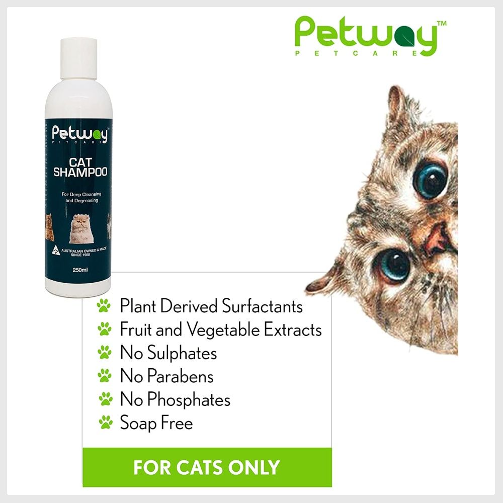 Petway Petcare Cat Shampoo, Anti Dandruff Shampoo for Deep Cleanse