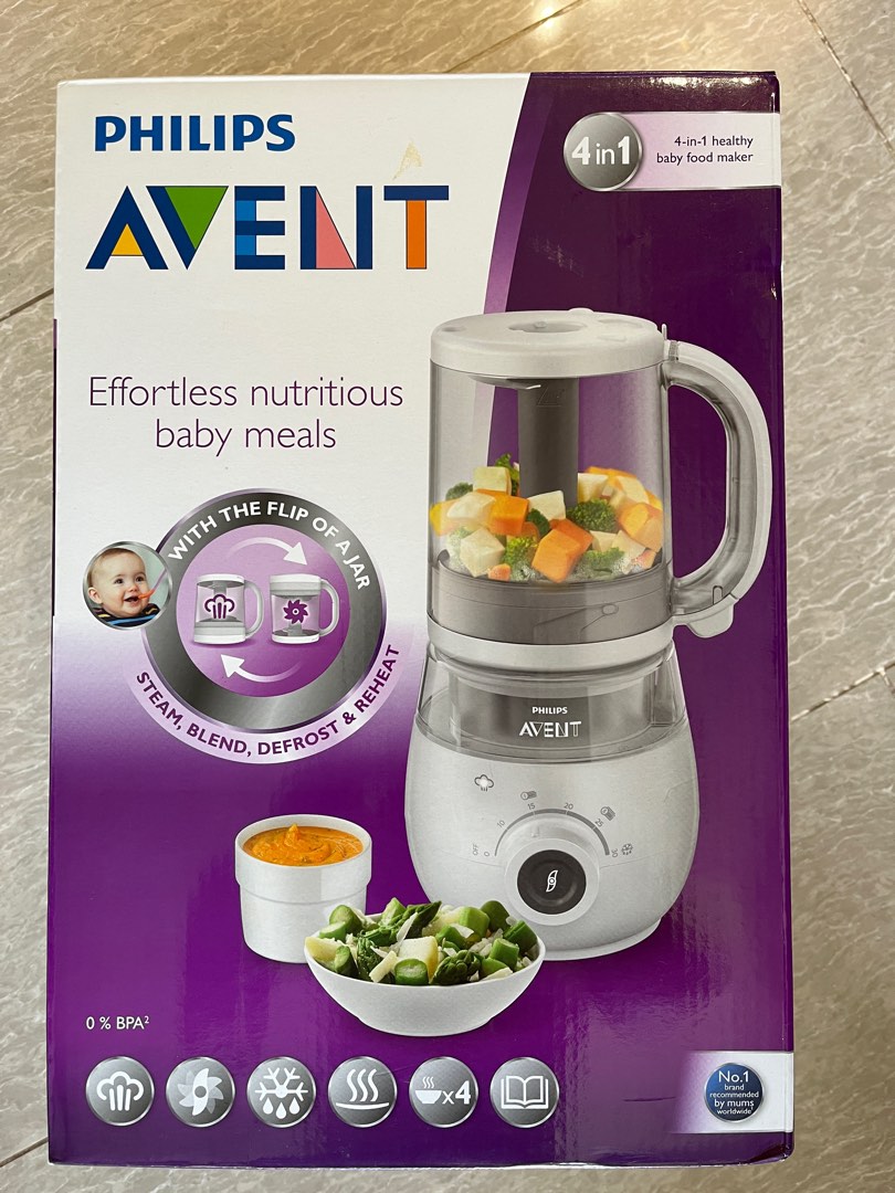 Philips Avent baby food steamer blender, Babies & Kids, Nursing