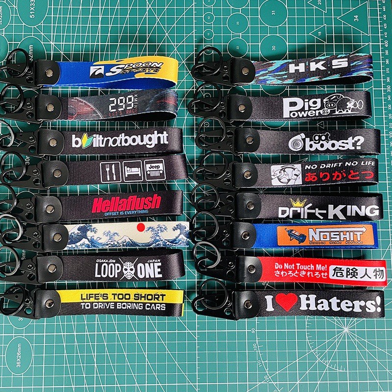 P.O JDM Key tags, Car Accessories, Accessories on Carousell