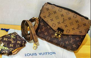 Brand New!Louis Vuitton Pochette Metis reverse monogram (date code FO5210)  January 25, 2021 receipt, Luxury, Bags & Wallets on Carousell