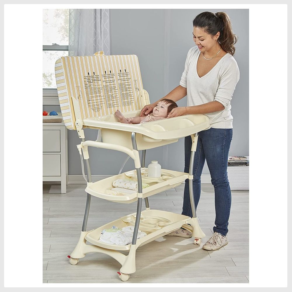 Primo euro spa baby bath tub and changing table sales