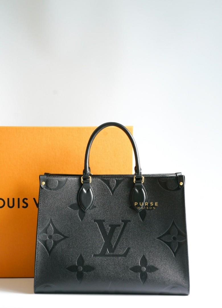 Louis Vuitton Lockme Go Tote in Black Leather (Date code: FL0220), Luxury,  Bags & Wallets on Carousell