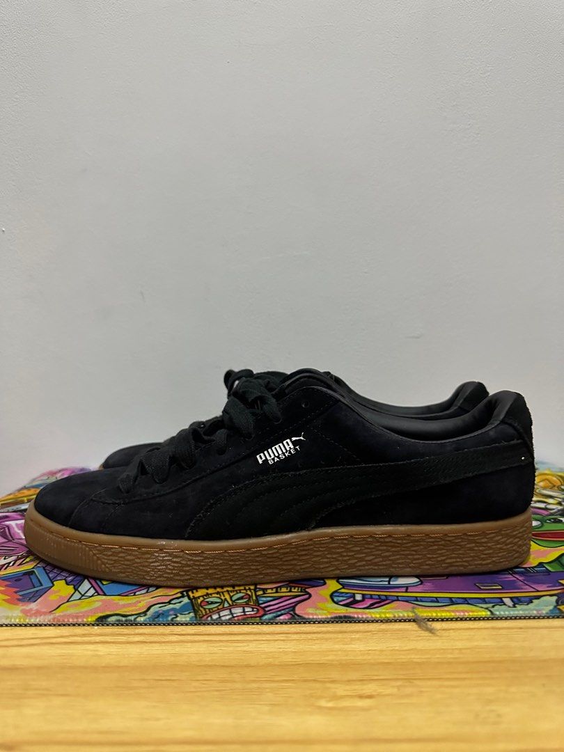 Puma basket sale black gum
