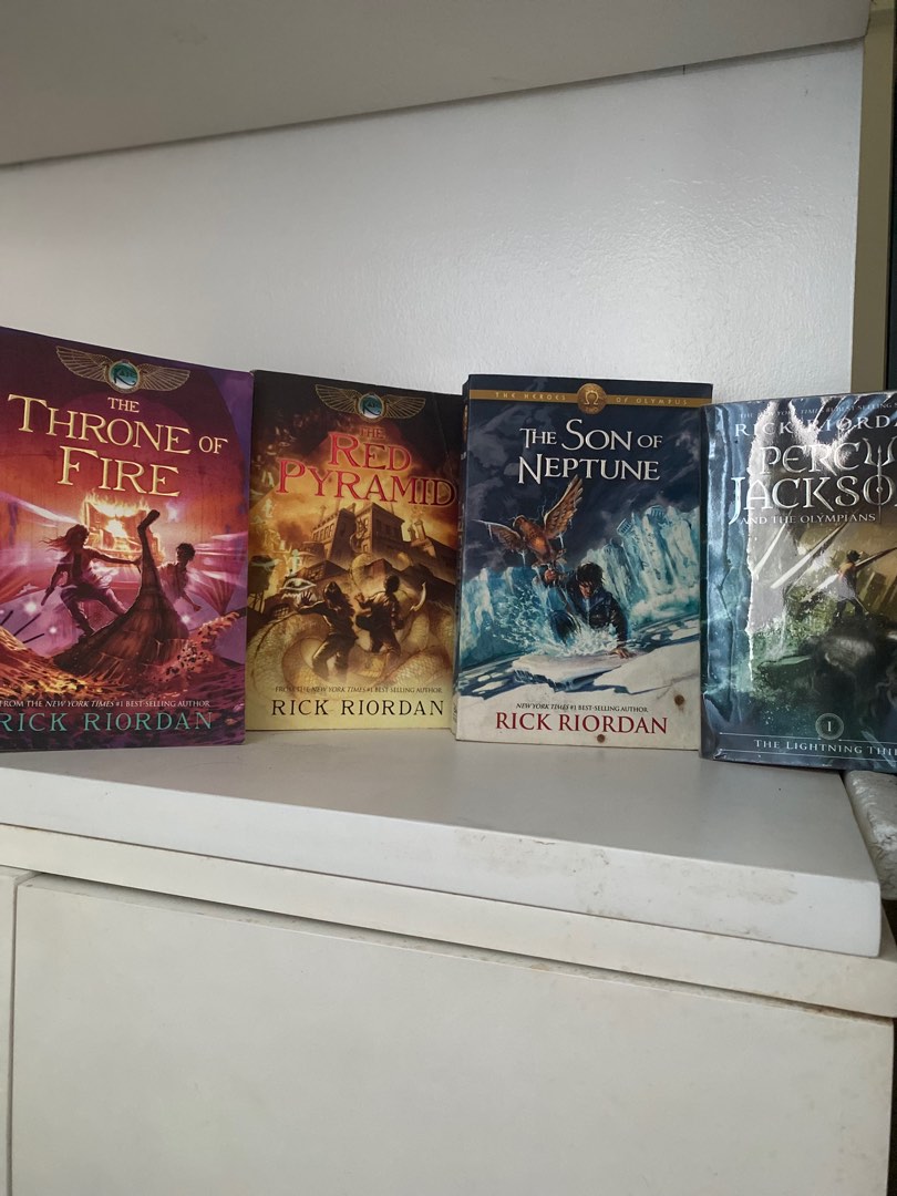 Rick Riordan Books (Set), Hobbies & Toys, Books & Magazines, Fiction ...