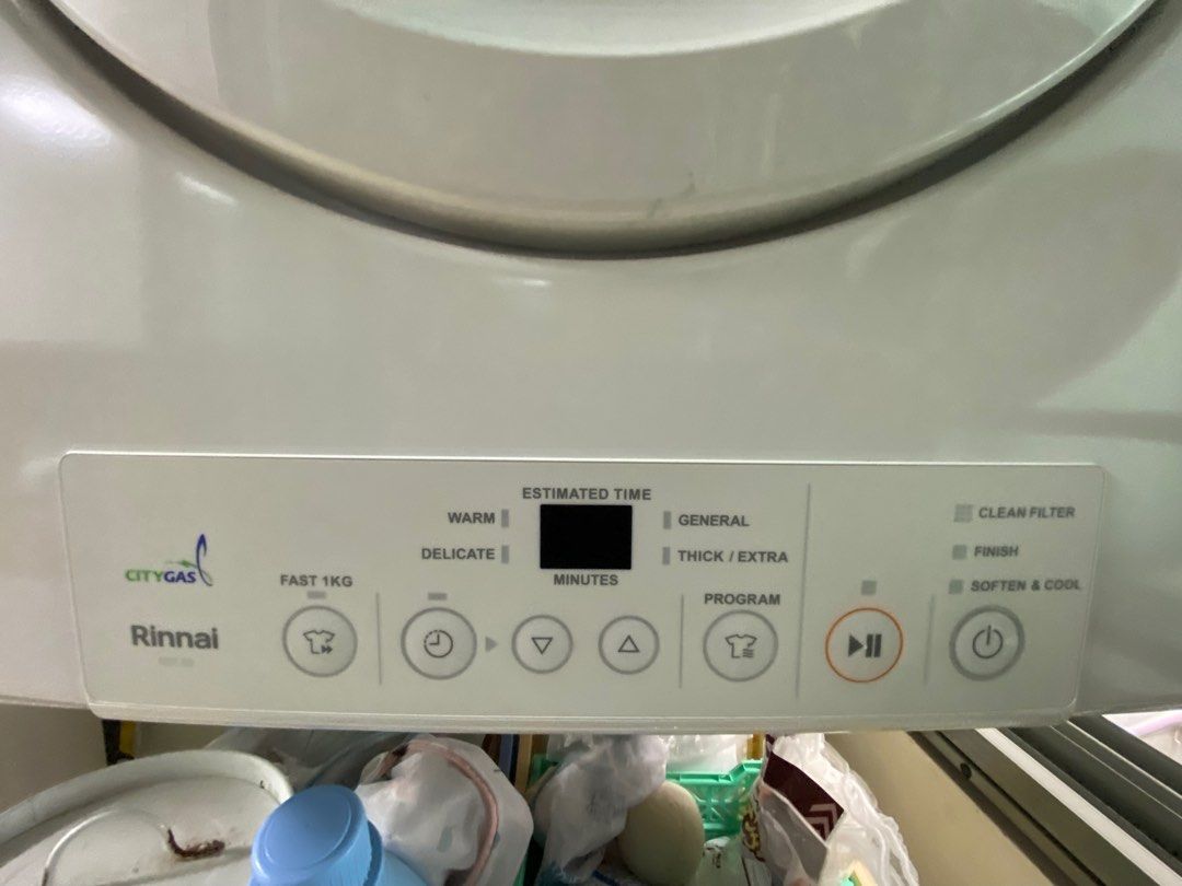 Rinnai Gas Dryer (Model RDT62SGW) Newer Model, TV & Home