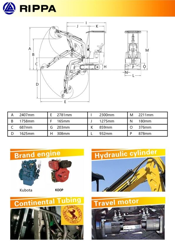 Rippa 319 Mini Excavator Backhoe Brand New, Special Vehicles, Heavy ...