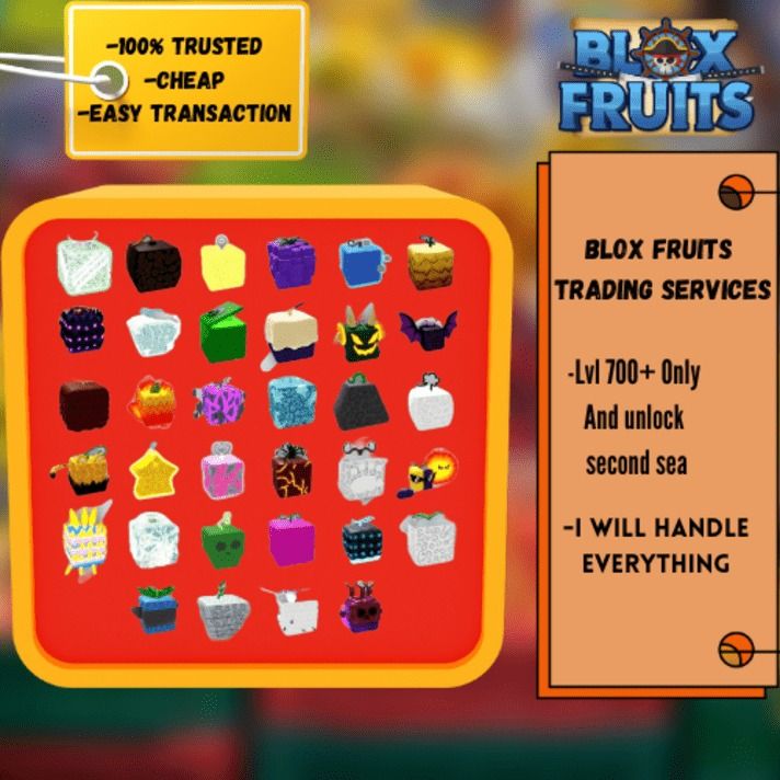 All Fruits in Roblox Blox Fruits