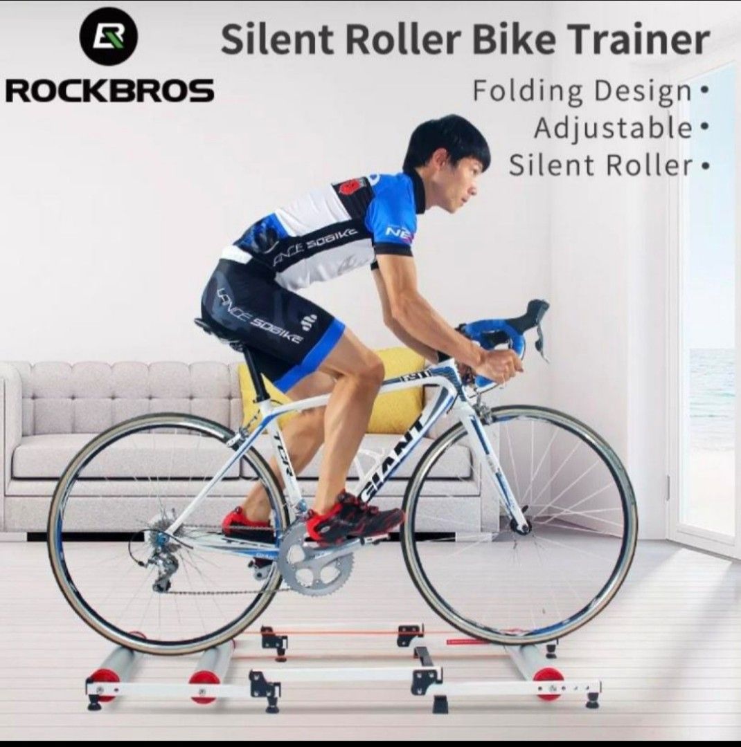 Rockbros Bicycle Roller Trainer, Sports Equipment, Bicycles & Parts