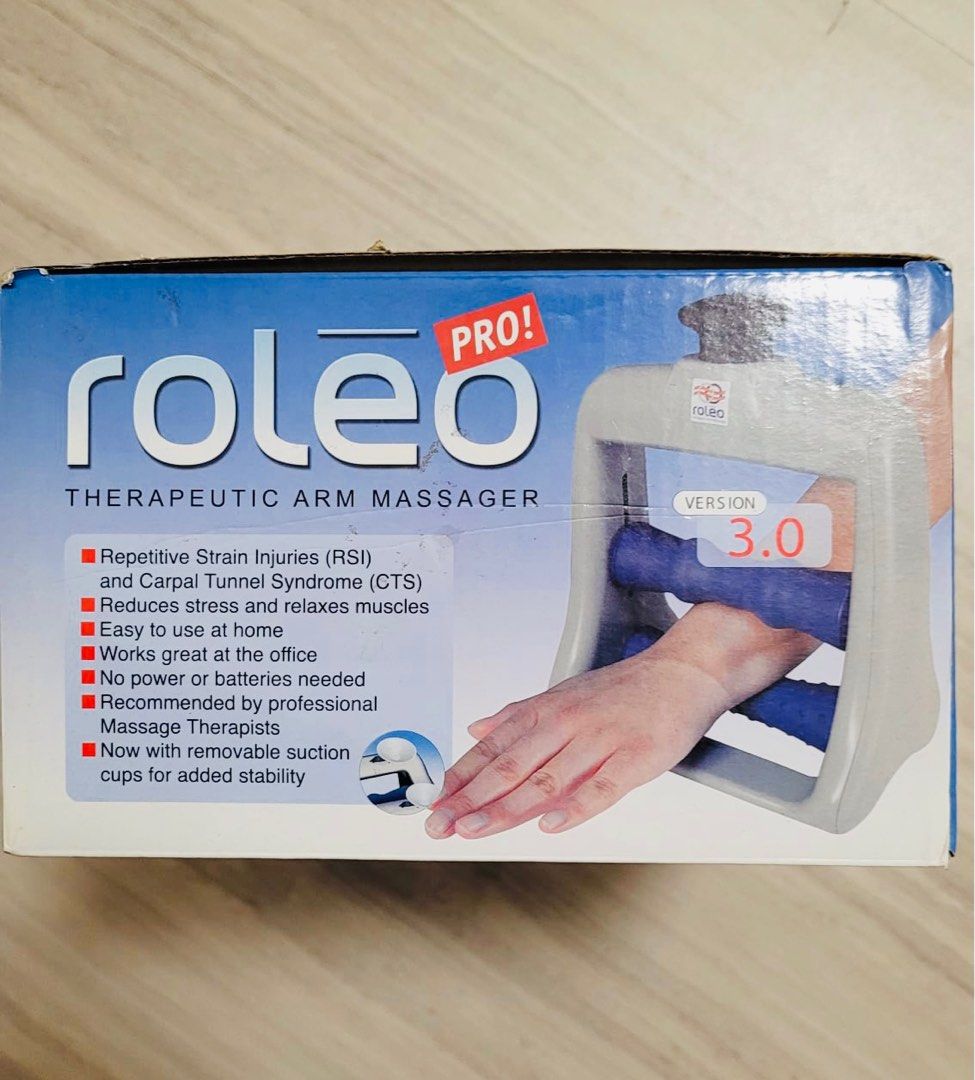  Roleo Therapeutic Carpal Tunnel Arm Therapy Massager : Health &  Household