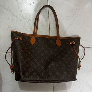Authentic used Lv neverful, Luxury, Bags & Wallets on Carousell