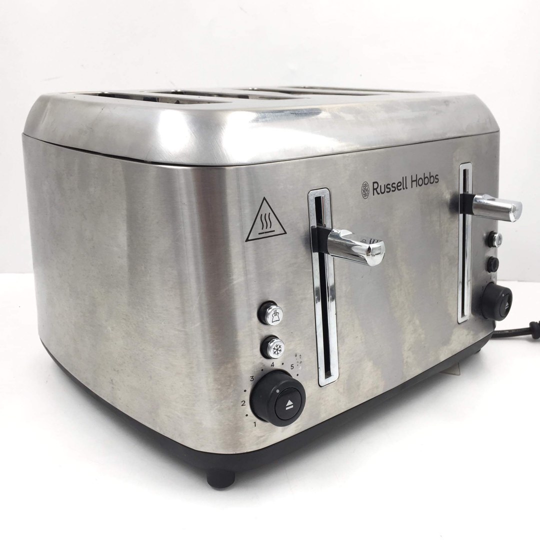 RUSSELL HOBBS RHT514 Addison Stainless Steel 4Slice Toaster, TV & Home