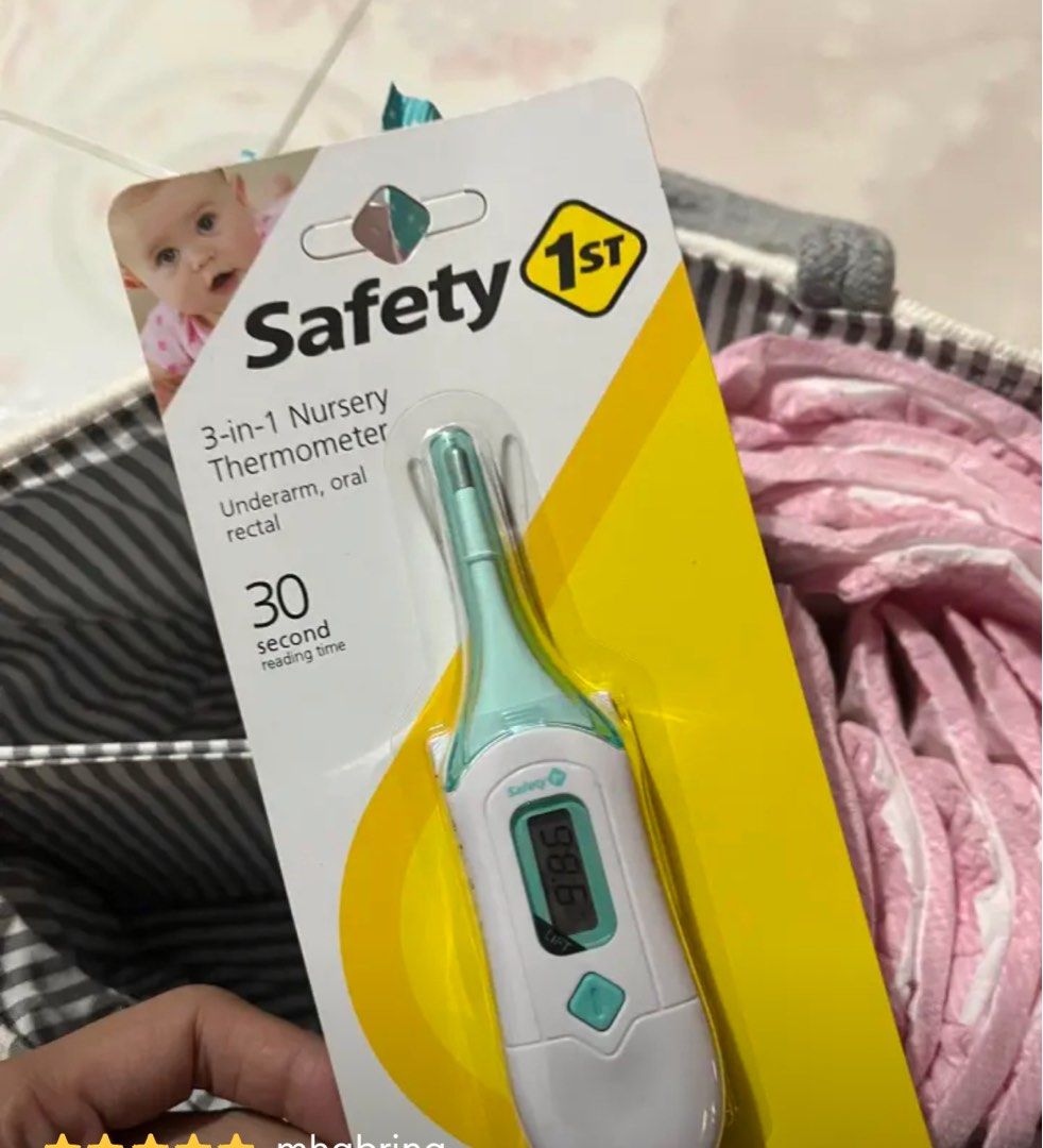 Safety 1st 3in 1 nursery thermometer underarm/oral/rectal 30 Sec