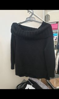 Sass and bide knitwear off shoulder top size large
