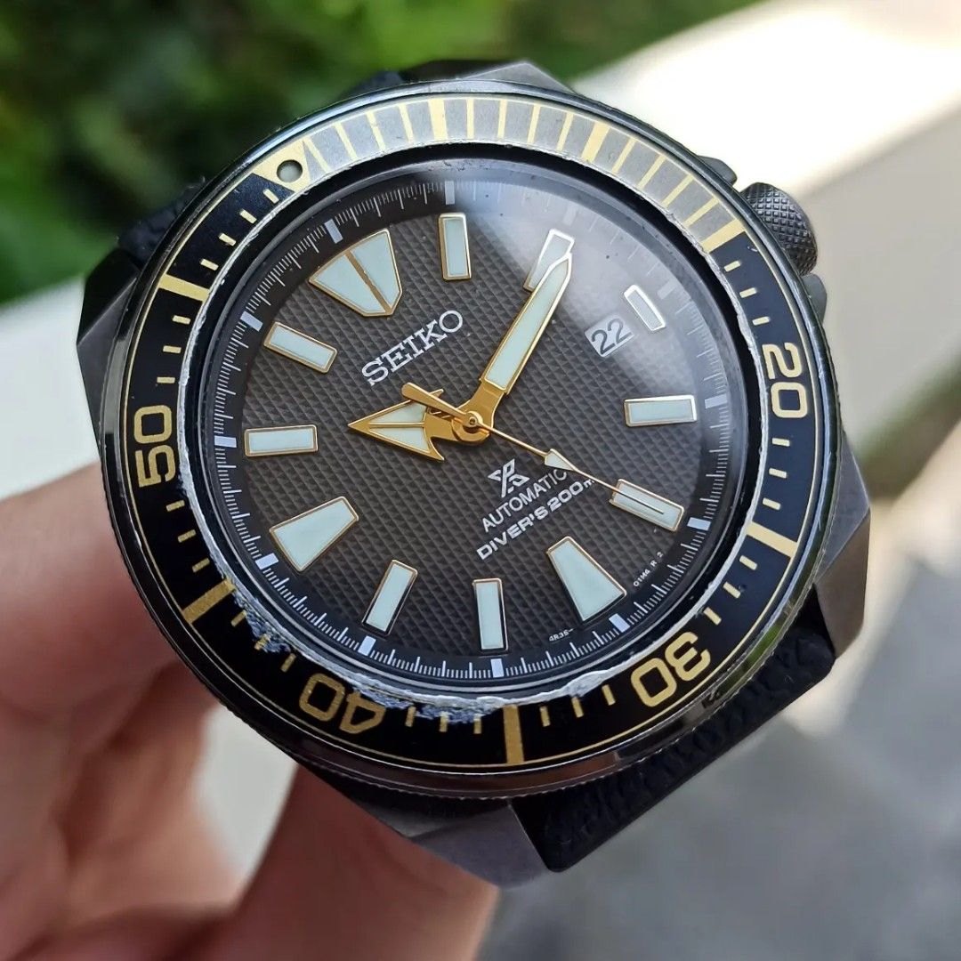 Seiko cheap samurai gold