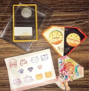 Seventeen Random Stickers Pins and PC Snapcase Set