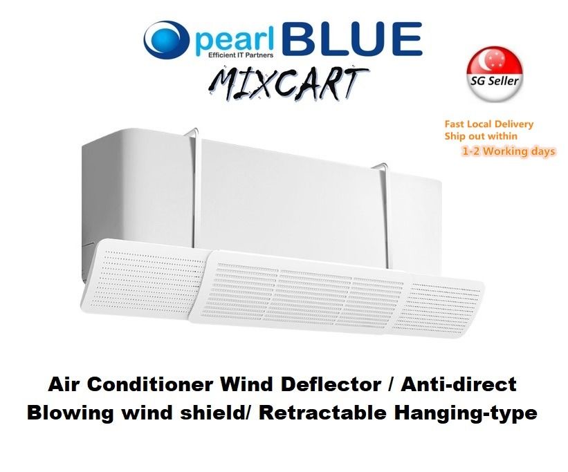 [SG SHOP SELLER] Air Conditioner Wind Deflector/ Anti-direct Blowing ...