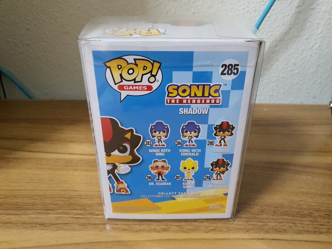 Funko Pop Lot Bundle of 2 Sonic The Hedgehog - Shadow, Sonic With