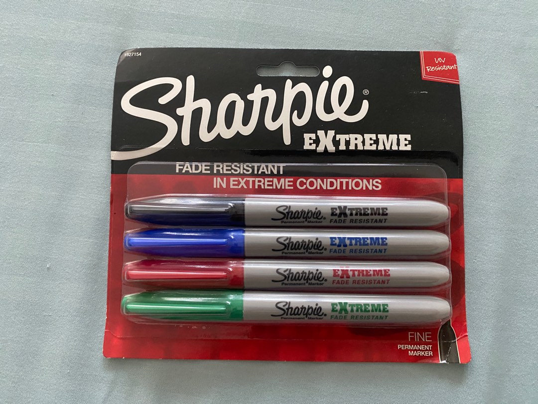 Sharpie Extreme Permanent Markers 4pcs on Carousell
