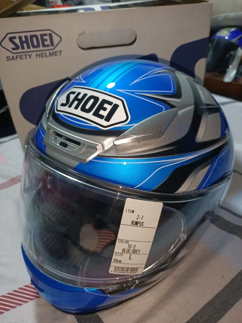 SHOEI Z-7+ Rumpus TC-2, Motorcycles, Motorcycle Accessories on 