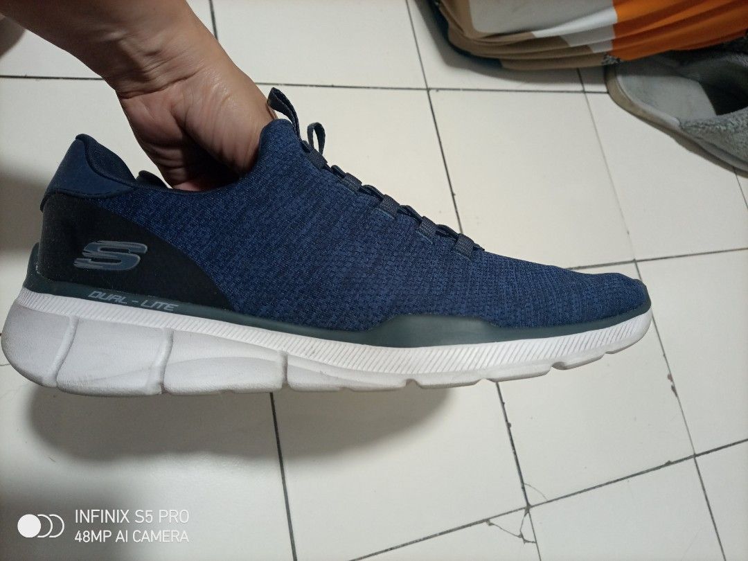 Skechers Dual Lite Relaxed Fit Memory Foam, Men's Fashion, Footwear