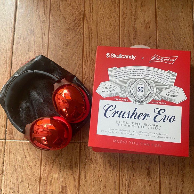 特別盤】Skullcandy Budweiser Limited Edition Budweiser Skullcandy Limited Edition Headphones 特別盤】Skullcandy
