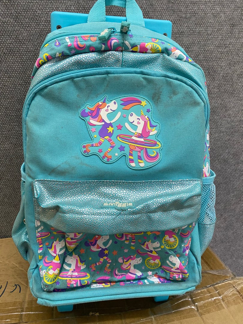 Smiggle trolley school bag (medium size), Babies & Kids, Babies & Kids