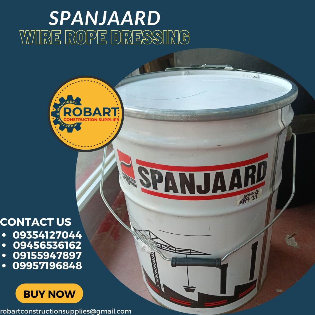 SPANJAARD WIRE ROPE DRESSING, Commercial & Industrial, Construction ...