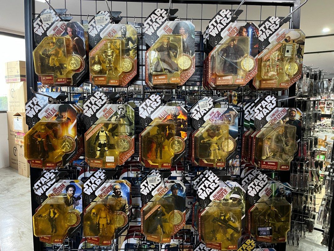 Star wars action figures for sale the saga collection trilogy star