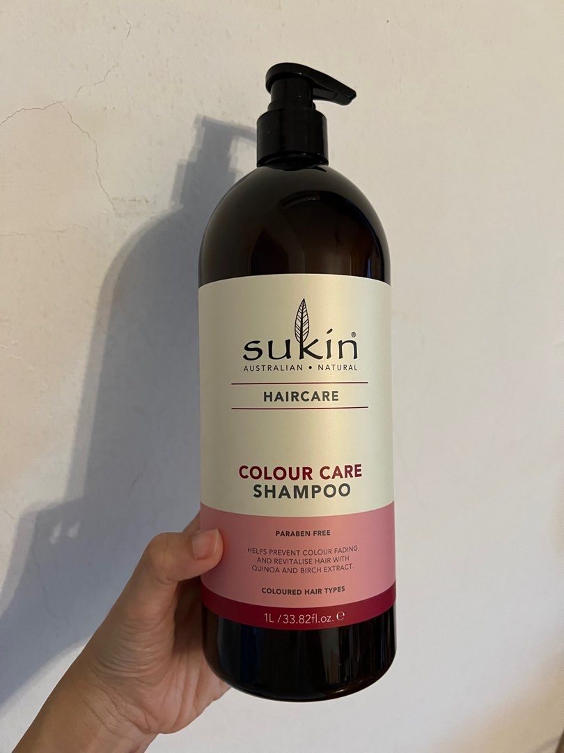 Sukin shampoo for coloured hair, Beauty & Personal Care, Hair on Carousell