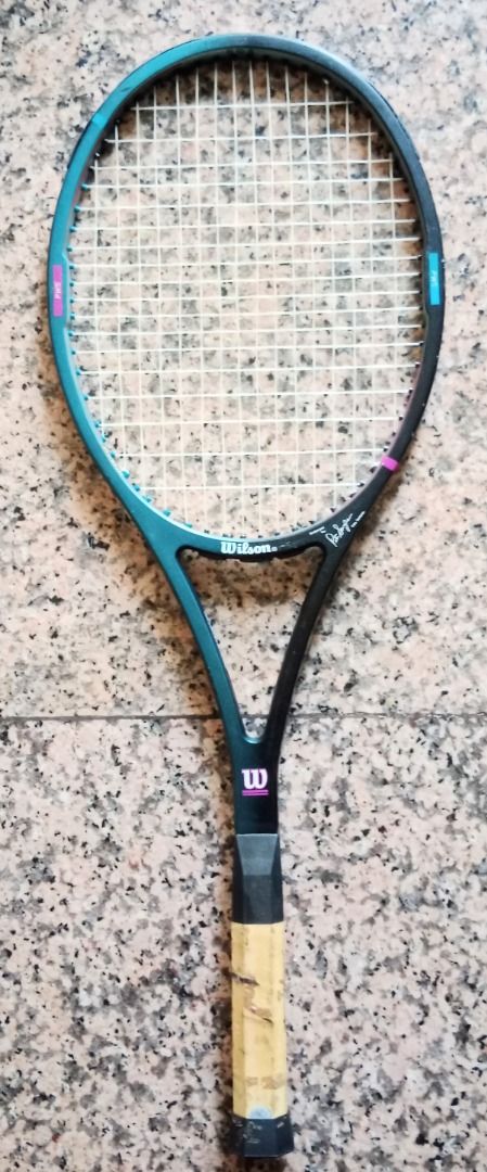 Raquette De Tennis Wilson Pro Staff 88 Pete Sampras Mid - Vintage Rare, Taille Grip SL2, Occasion