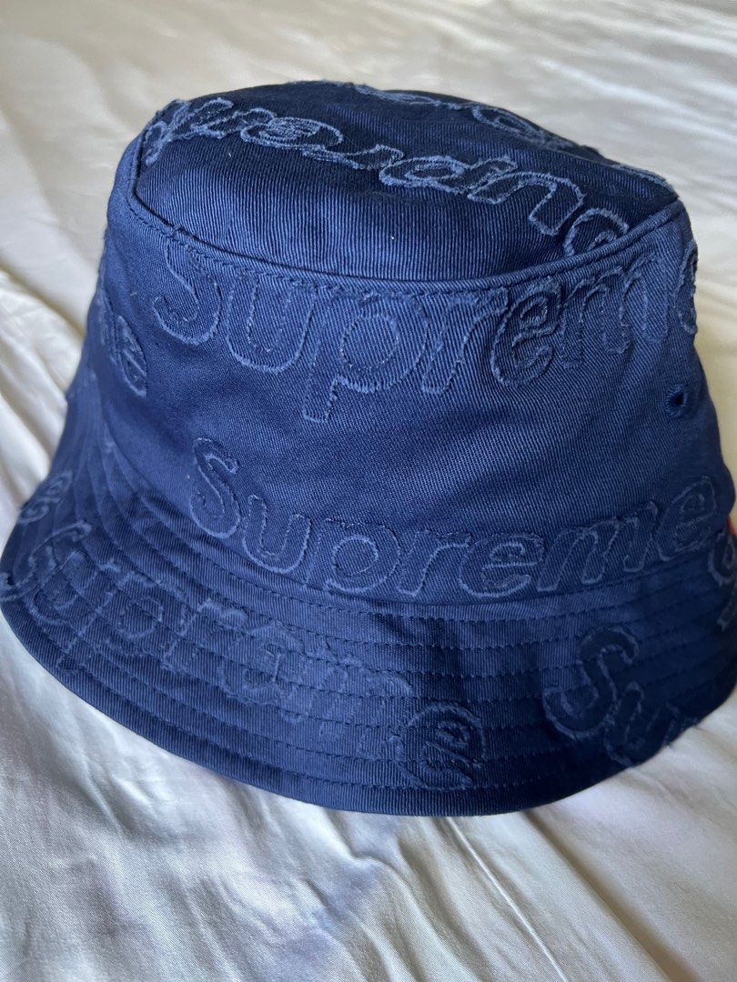 Supreme denim bucket online hat
