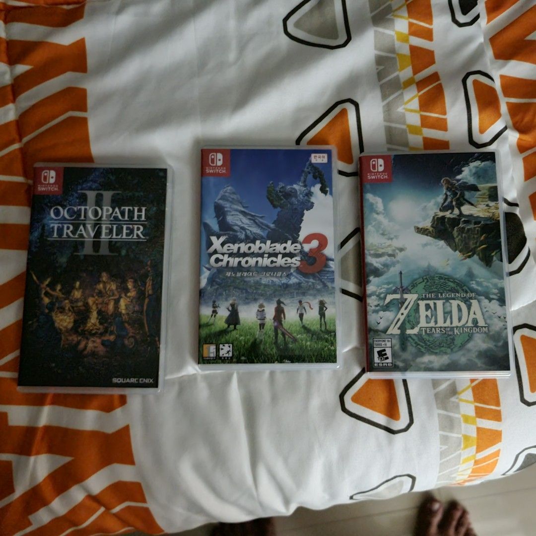 SWITCH GAME CHEAP SALES Zelda Tears of The Kingdom, Xenoblade 3
