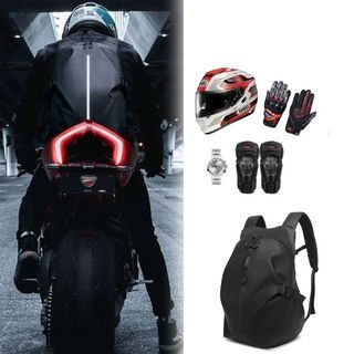 T2P Motorcycle Backpack Helmet Backpacks Waterproof Helmet Back pack Travel Motorbike Accessories Riding Gear