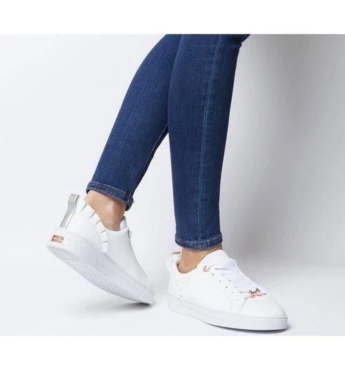 Ted baker clearance ruffle detail trainers
