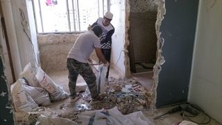 Tiling Toilet kitchen renovation Hacking  demolition bisposal Direct contractor service hdb condo bto Resale Linden house Hacking cabinet dismantle wardrobe carpentry Commercial  reinstatement office Retail shop Renovation