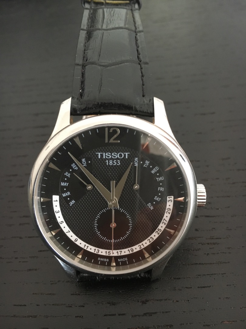Tissot perpetual calendar, Men